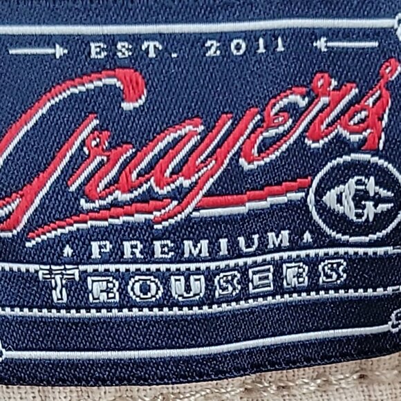 Grayers Premium Khakis Men’s 32x32 Slim Straight Chino Pants #1 - Picture 6 of 7